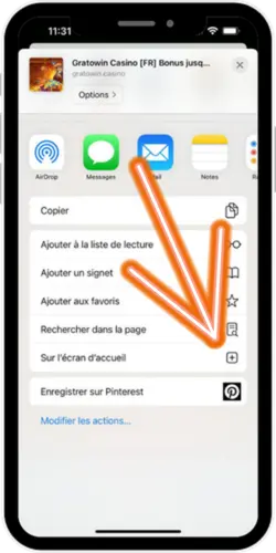Icône Gratowin sur votre appareil